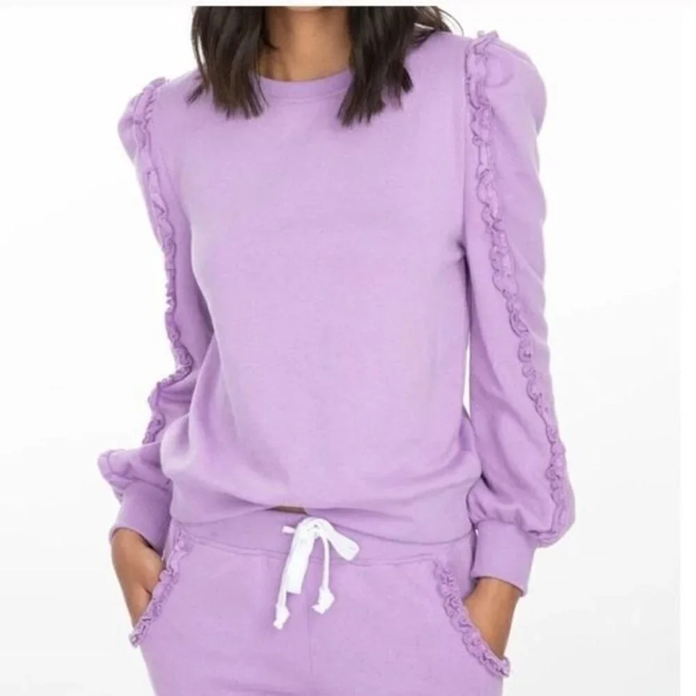 Generation Love Lavender Cleo Ruffle Sweater ❤️